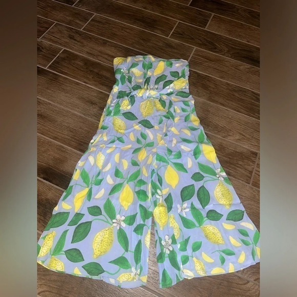 Anthropologie Maeve lemon grove jumpsuit - Picture 3 of 5